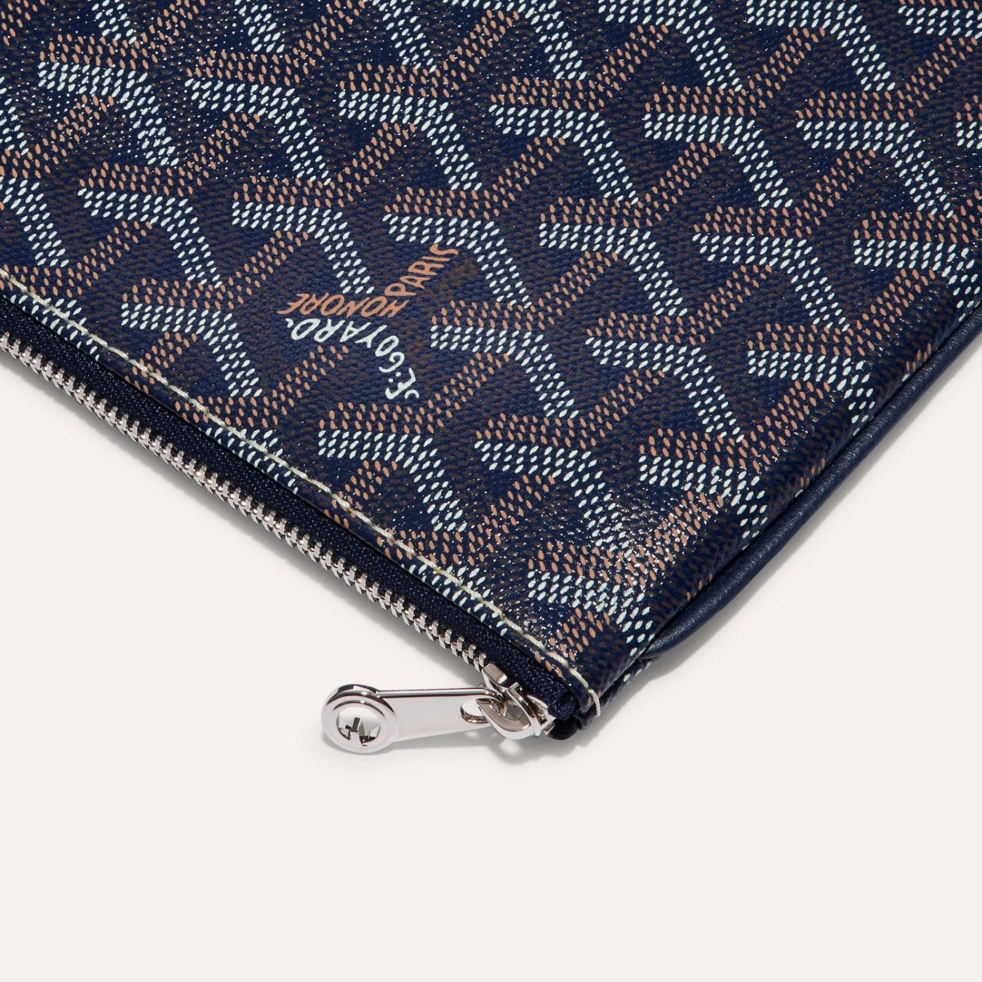 Goyard Senat MM Pouch Navy Blue - Image 3